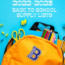 Our 2022-2023 Supply List is here! 